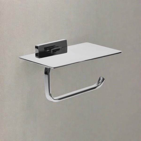 Amanda Toilet Paper Holder - Mirror Polished Chrome - Image 2