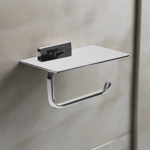 Amanda Toilet Paper Holder - Mirror Polished Chrome - Image 4