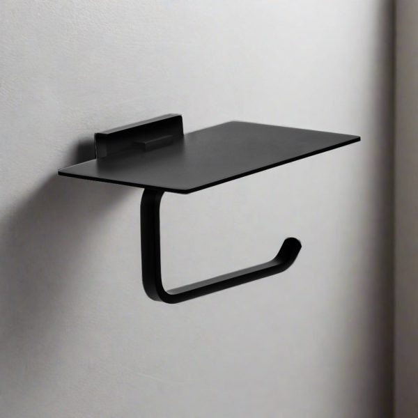 Amanda Toilet Paper Holder - Matte Black - Image 3