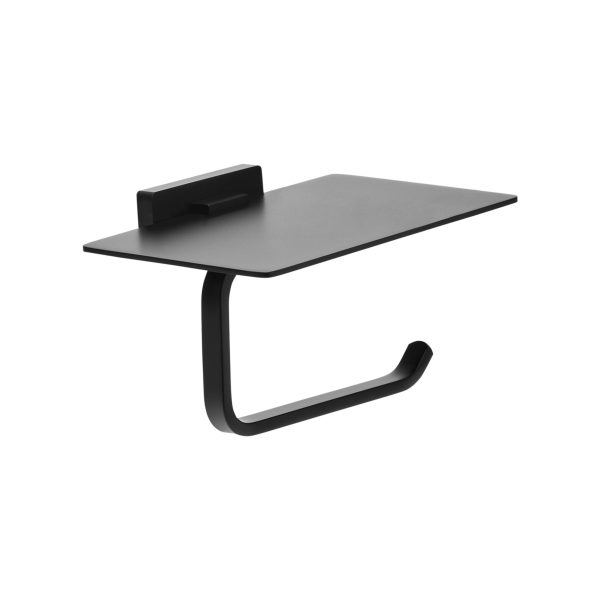 Amanda Toilet Paper Holder - Matte Black