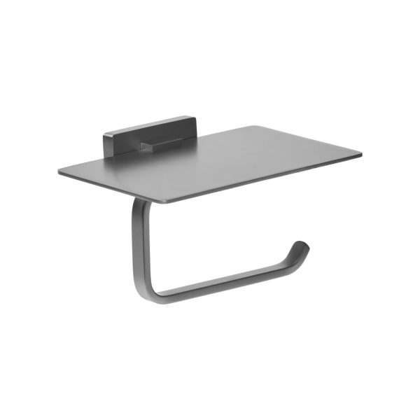 Amanda Toilet Paper Holder - Satin Silver