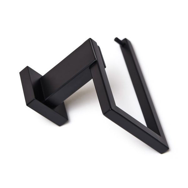Aurora Toilet Paper Holder - Matte Black - Image 2
